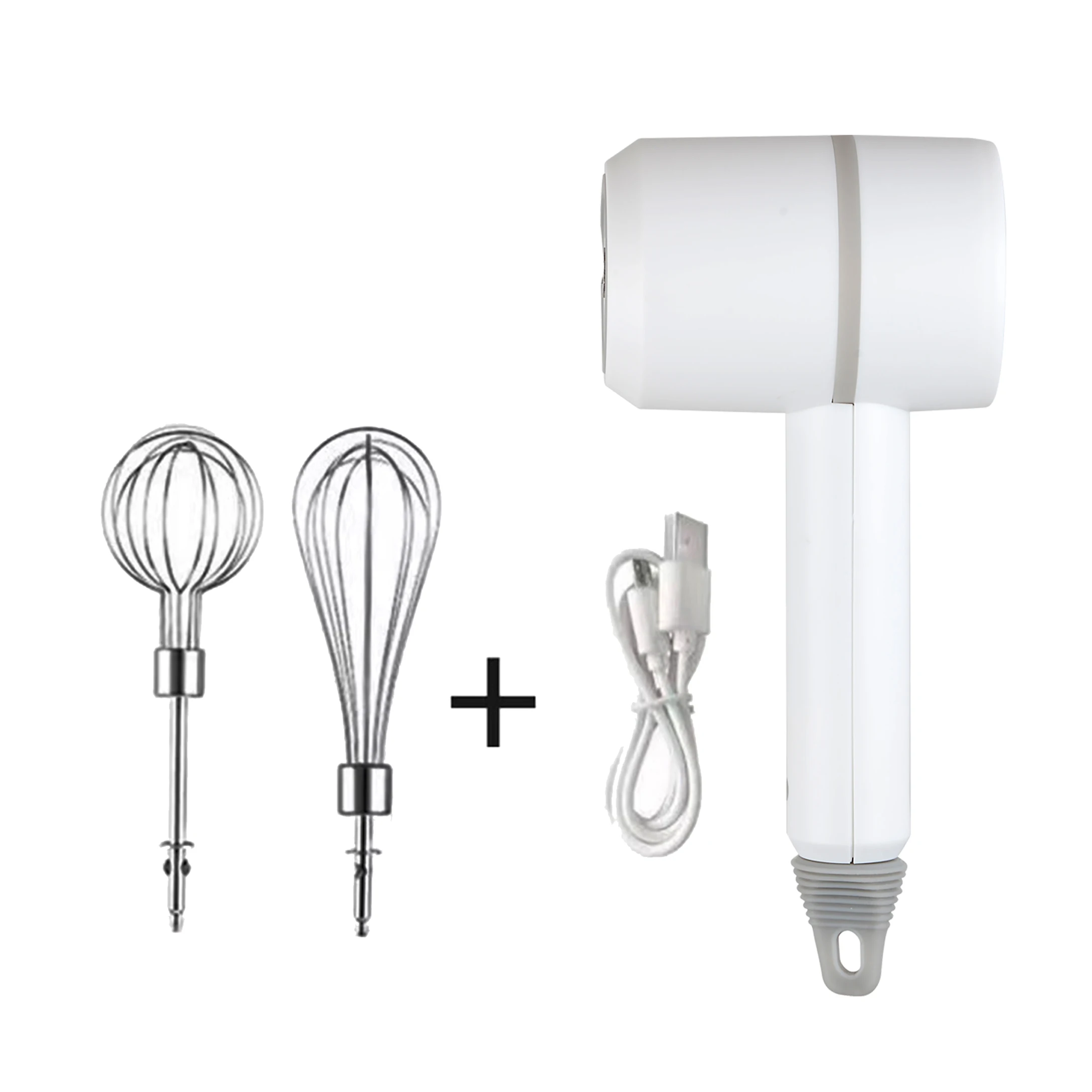 Kitchen Hand-held Rechargeable Wireless Electric Whisk USB Port