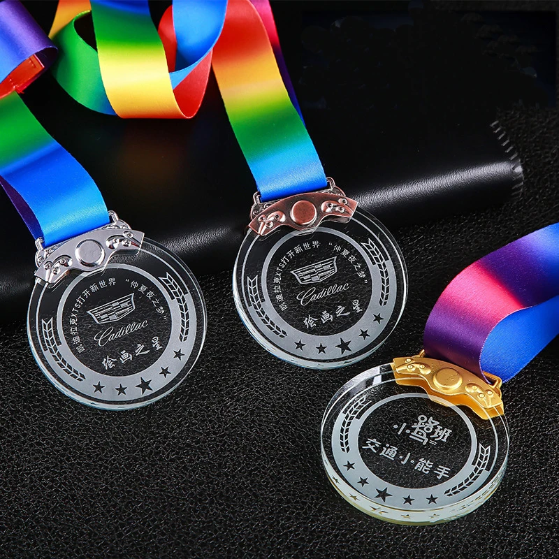 Customised crystal 5k running sport medals hanger