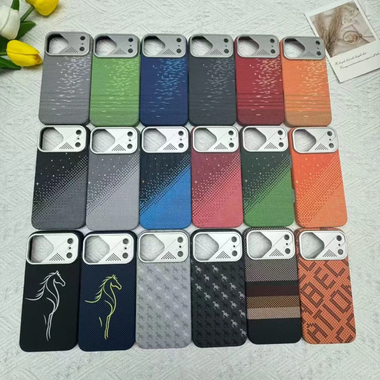 Slim Protection Magnetic Phone Case for iPhone 17 Air 16 15 14 13 12 11 18 Pro Max Business Texture Phone Case