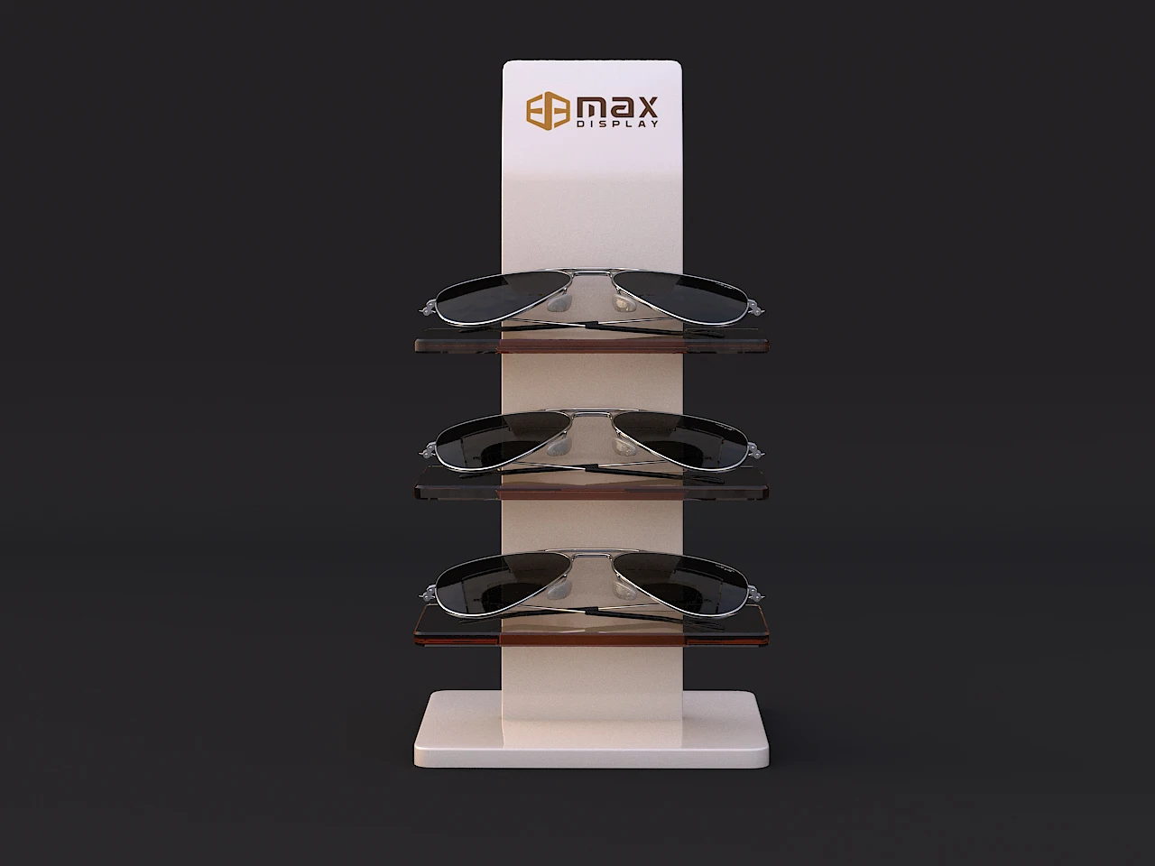 Monocle Display Rack Acrylic Display Rack for Sunglasses Premium Material for Showcase and ...