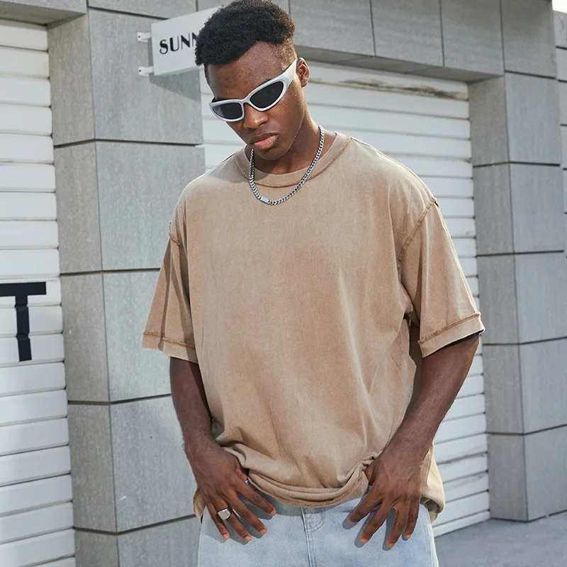 Alibaba.com: unbranded OV240107 Acid Wash Oversized T-Shirt