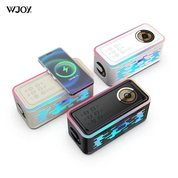 HIFI Cool Color Light Wireless Bluetooth Speaker Long Life Tws Smart Noise Reduction Fast Wireless Charger