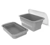 Gray With Lid
