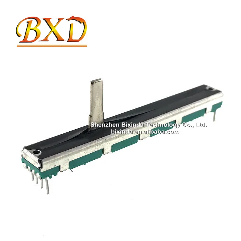 75mm Mixer Fader B10k Dual Channel Straight Slide Potentiometer B103