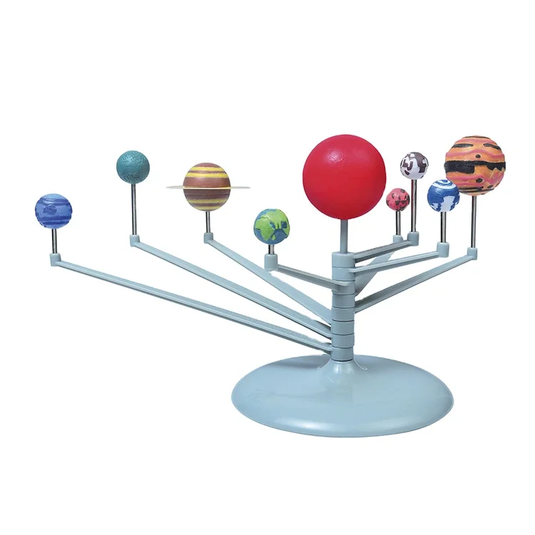 NOENNULL Kit Modello Sistema Solare 9 Pianeti: Giocattolo Educativo In Vinile Per Bambini, STEM, Apprendimento Spaziale, Regalo Prescolare - 4