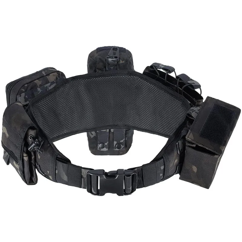 Premium Adjustable High Quality Breathable Tactical Battle Belt and Durable Duty Belt Outdoor Hunting Utility Adjustable Belt
