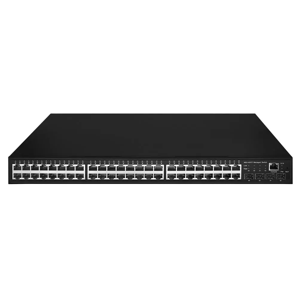 1000m rj45 ports electrical 10 gigabit layer 2 managed switch for hotels campuses industrial parks-2