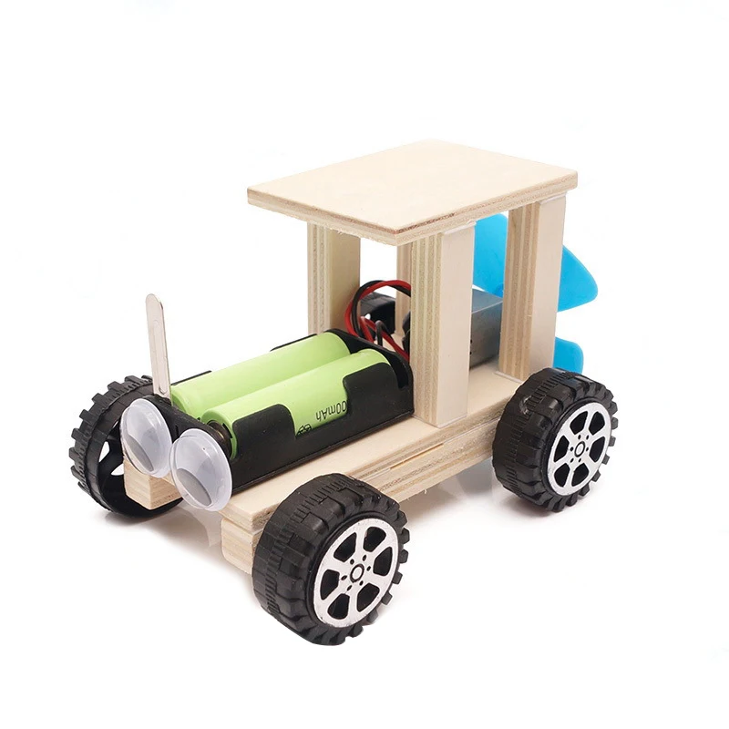 Solar Powered STEM Projects DIY 3D Puzzle Wooden Toy Truck Solar Car Kit Wooden DIY Science Toy for Kids