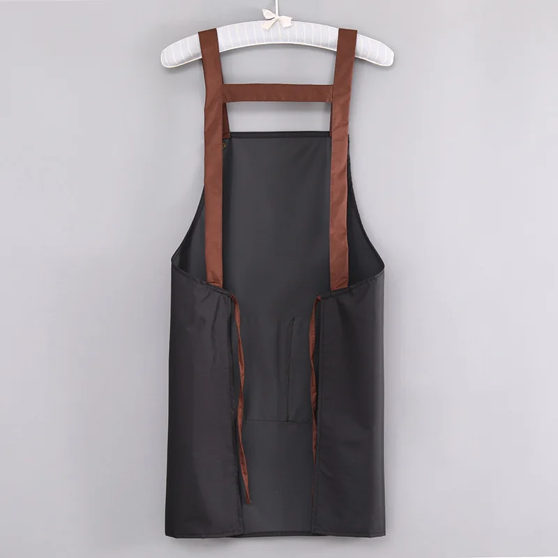 Custom Adults Cleaning Heavy Duty Black Pvc Waterproof Apron High Quality Advanced Plastic