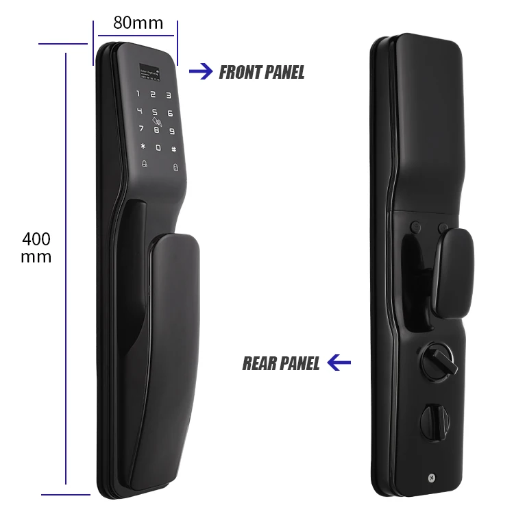 Tuya Door Lock Wifi App Fingerprint Fully Automatic Intelligent Keyless Security Entry Smart Lock