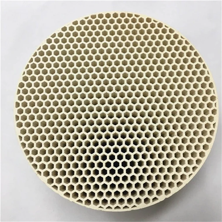 Round Honeycomb Ceramic Heat Storage Body  Mullite, Cordierite Ceramic Carrier Honeycomb Ceramic for Fresh air System