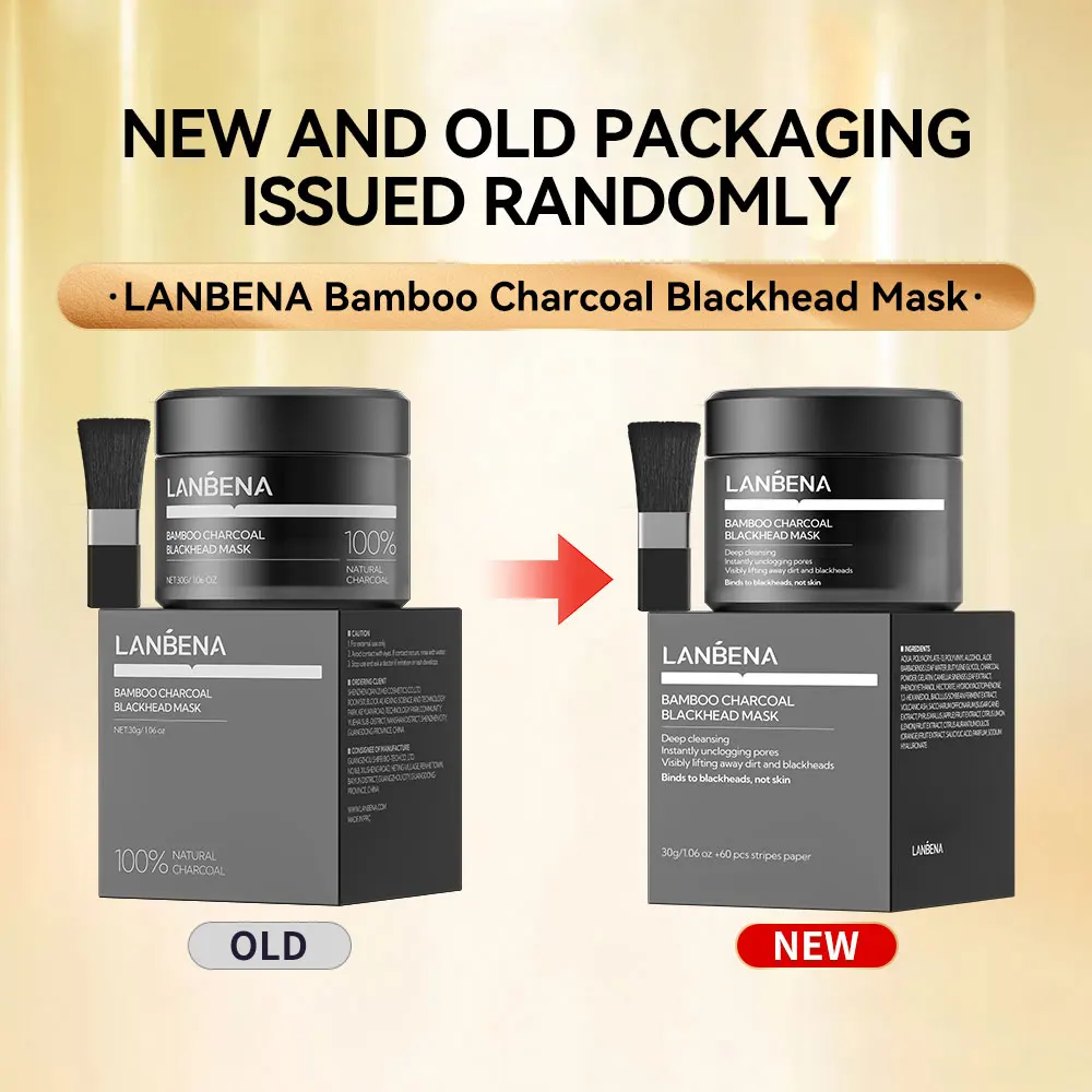 LANBENA Nose Blackhead Remover Peel Off Mask Face Cream Pore Strips Black Head Removal Mask supplier