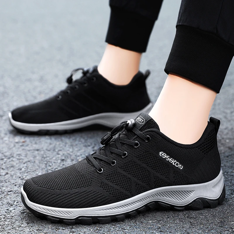 B-p30 Fashionable Men Sports Shoes Breathable Mesh Sneakers Comfortable ...