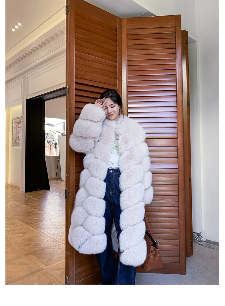 Shop Our High-End Fox Fur Coats - Classic & Customizable