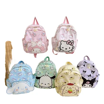 Popular Cartoon Kulomi Melodi Cinamorol Backpack Waterproof School Bag Casual Backpacks