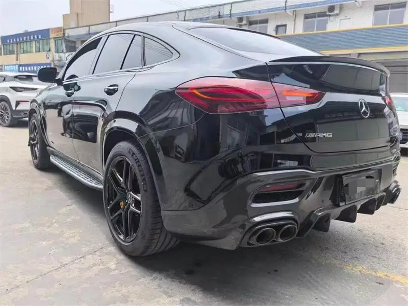 Lábio Frontal Grill e Difusor Traseiro para Mercedes Benz GLE AMG foto 6