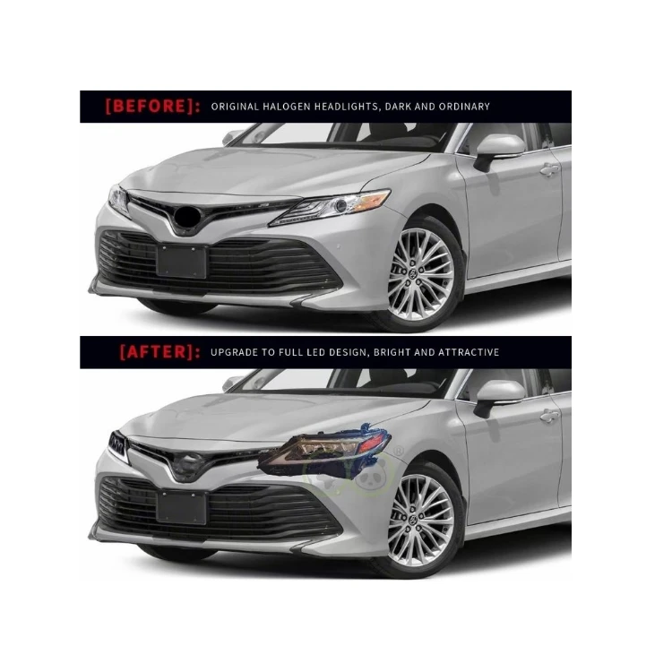 High Performance 2019 Camry Led Upgrade Modified Headlight Assembly Front  Light Head Lamp For Toyota Usa 2018 2019 2020 - Buy Headlight Headlamp Head 