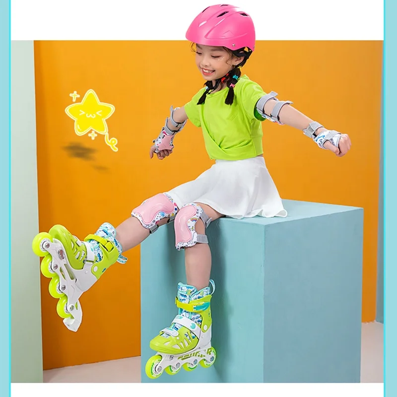Verstellbare Rollschuhe Mit LED-Rädern – Für Kinder & Erwachsene, 3 Größen, ABEC-7 Lager, Inkl. Tasche