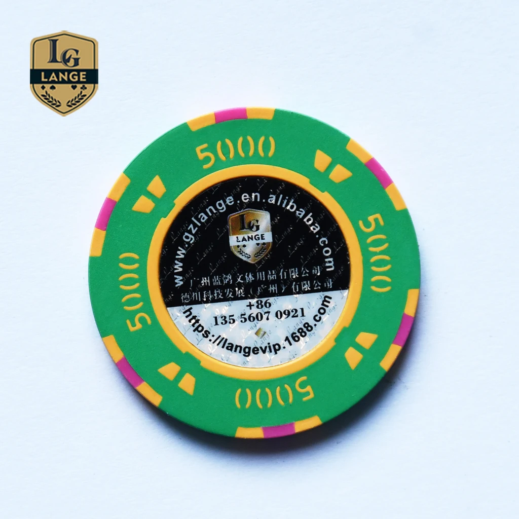 Luxury Custom Casino Name Poker Chips Gold Grand Blackjack Gambling