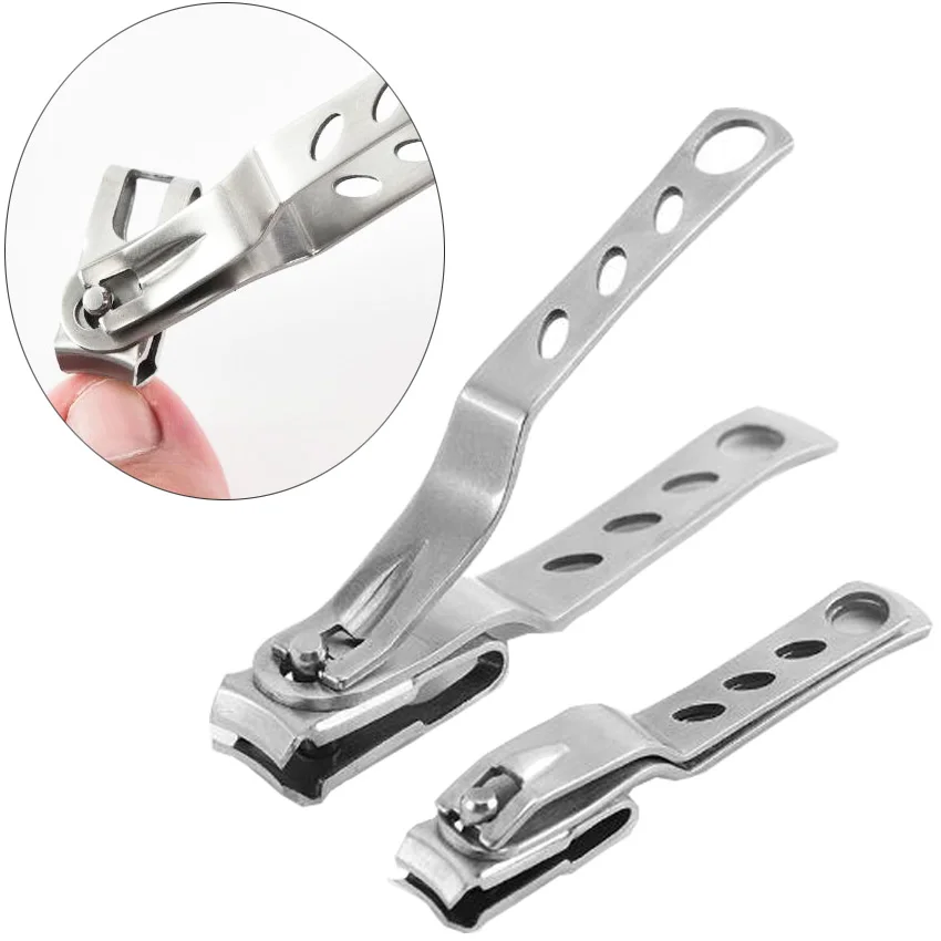 360 Degree Rotating Head Nail Clipper Stainless Steel Nail Cutters For ...