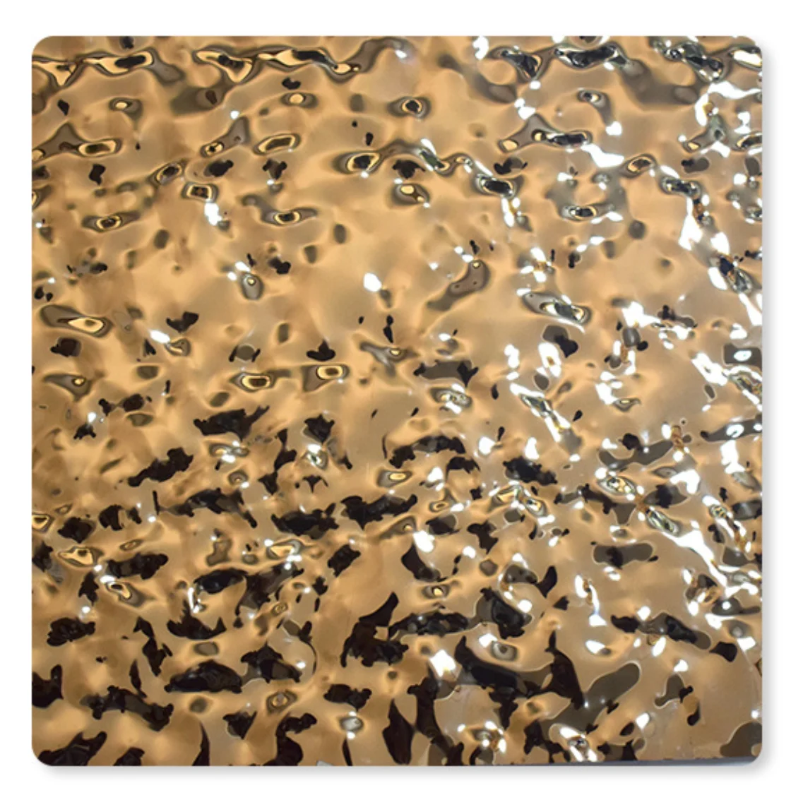 Decorative Metal 4x8 Water Ripple Stainless Steel Sheet PVD Color