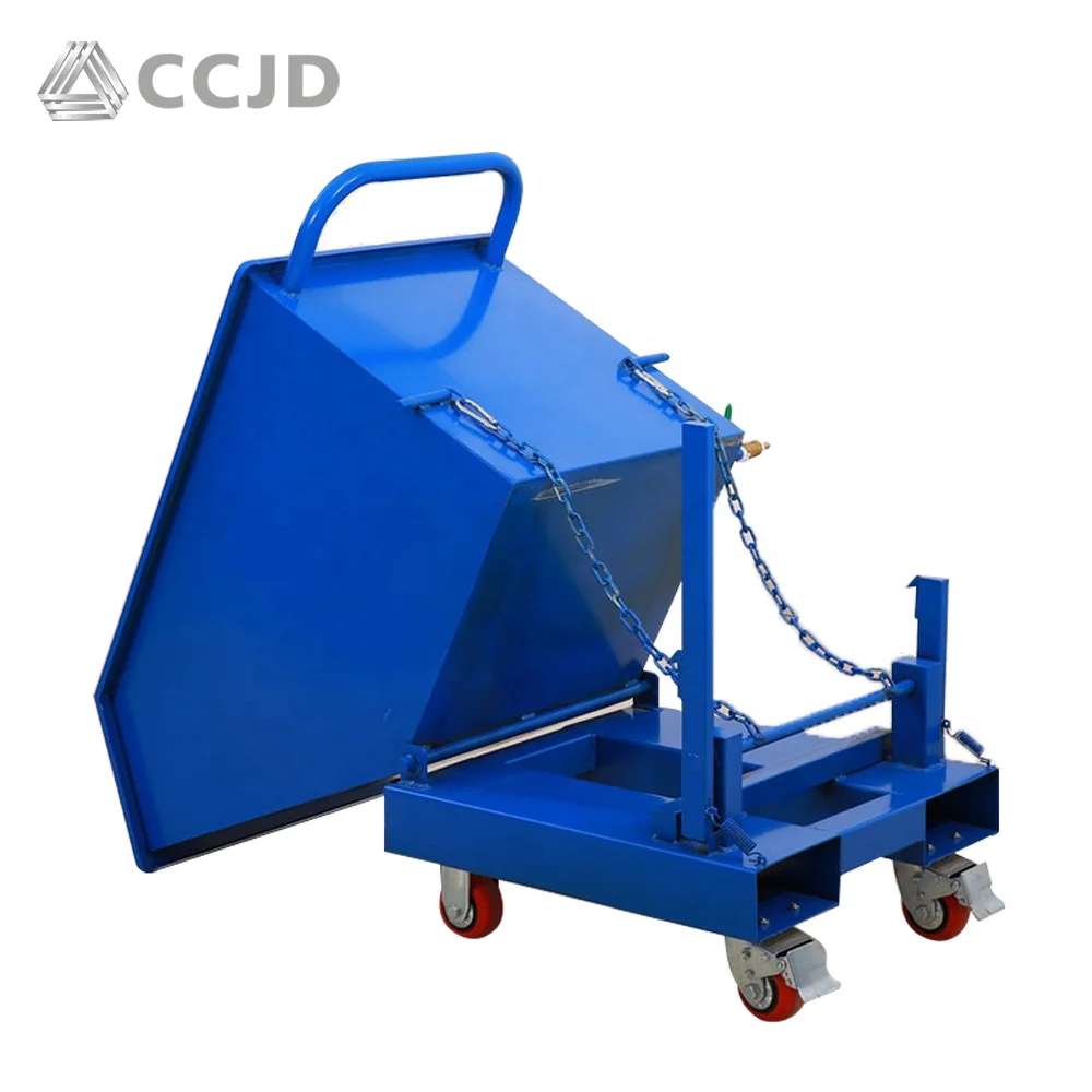 Industrial  Forklift Attachment Self Dumping Hoppers