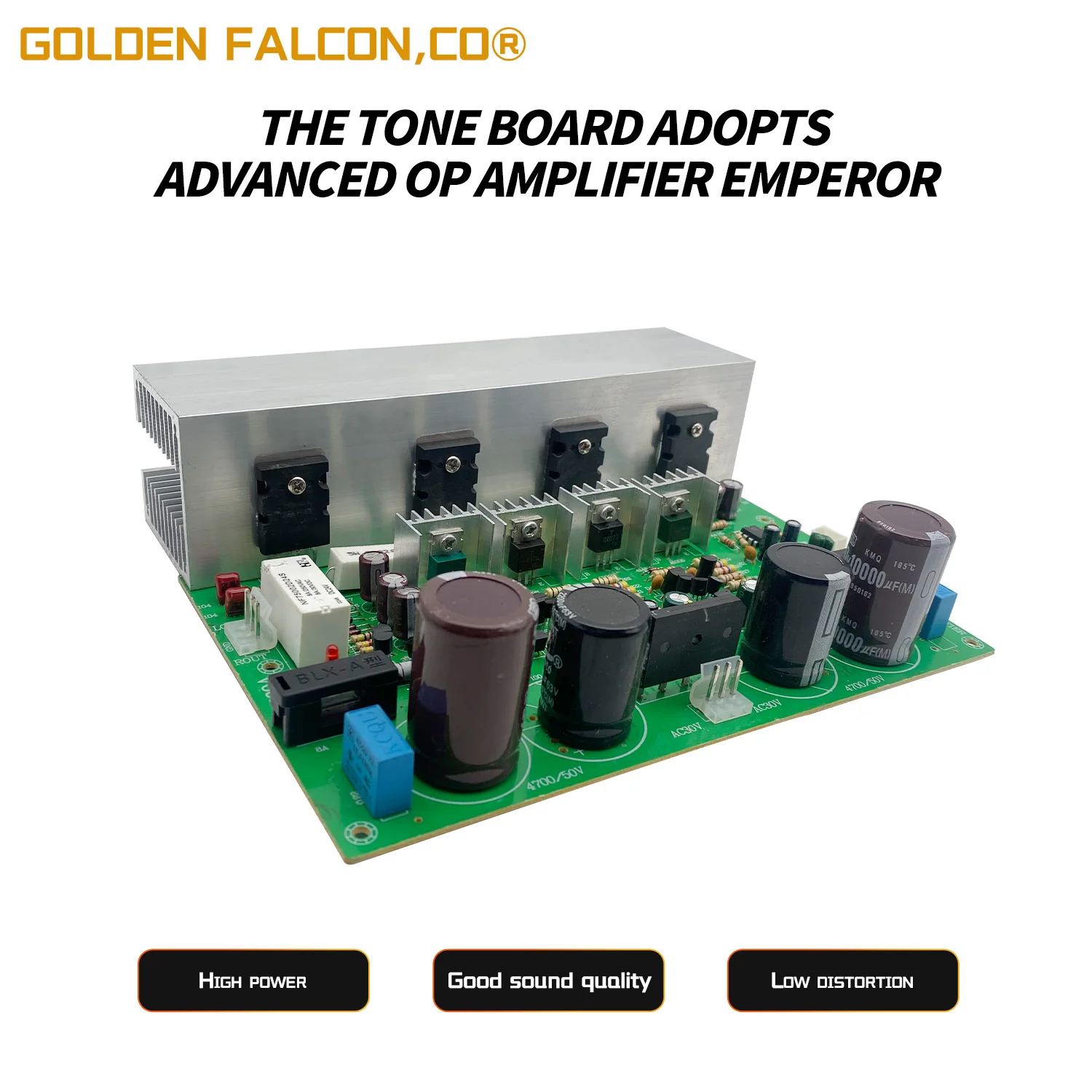 2.0 Channel Power Amplifier Board 300w High Power Amplifier Board