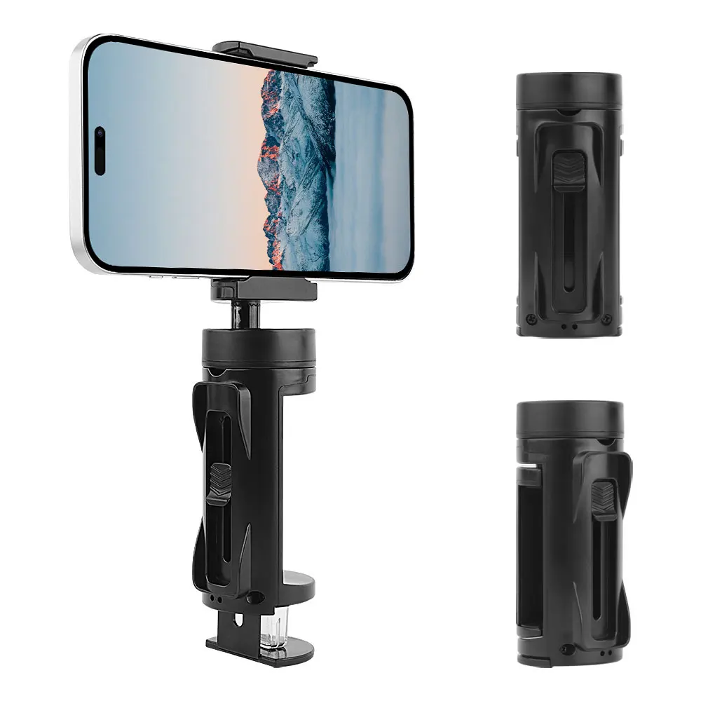 Laudtec Sjj061 Travel Essential Phone Holder Tripod Stand For Portable Folding Mobile 360 Rotating Bracket Multi-Angle Iphone