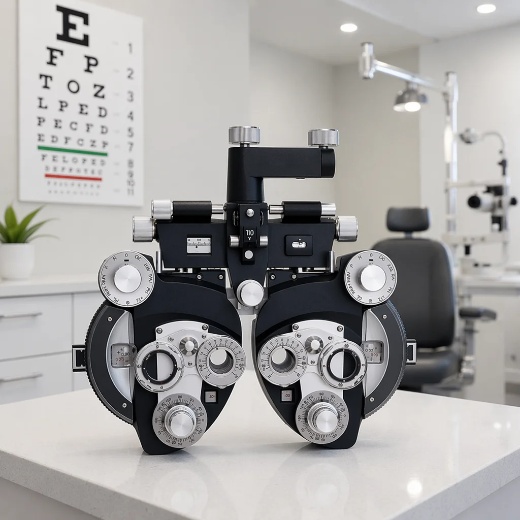 Best Optical Instrument Factory Price Manual Phoropter with 0.01 Ri Measurement Accuracy and 1 Year Warranty