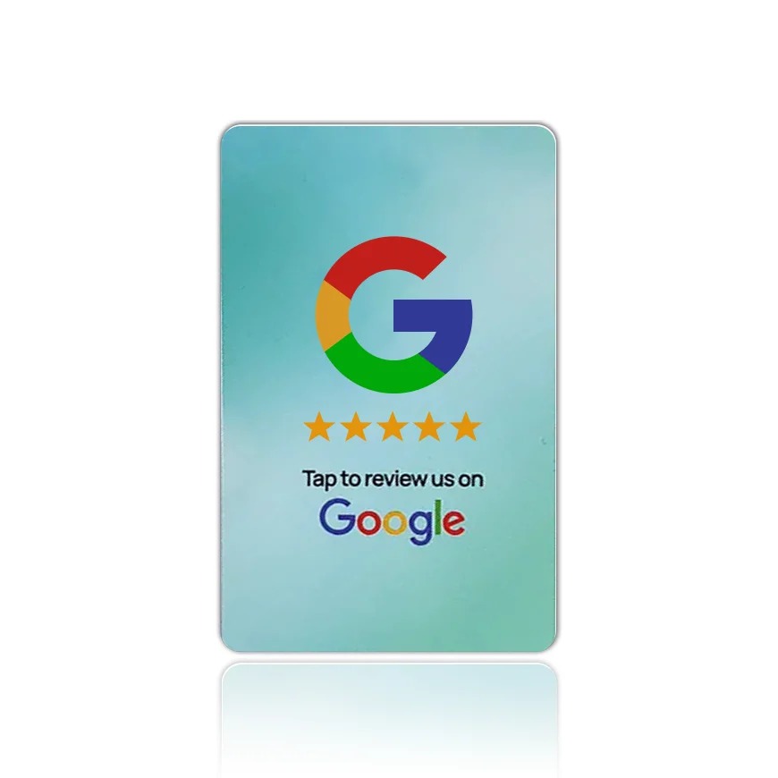 Standard Nfc Google Review Card Printable Rfid Custom Social Business ...