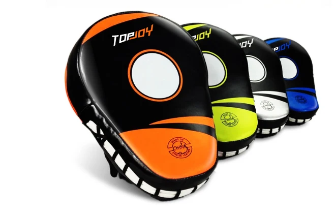 Muay Thai Premium Leather Mma Training Target Focus Punch Pad Focus Mitts
