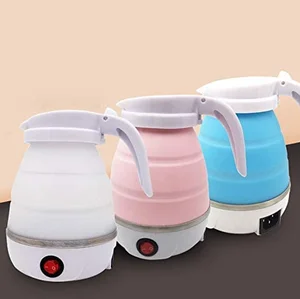 Wholesale Mini Portable Foldable Silicone Electric Kettle for Travel