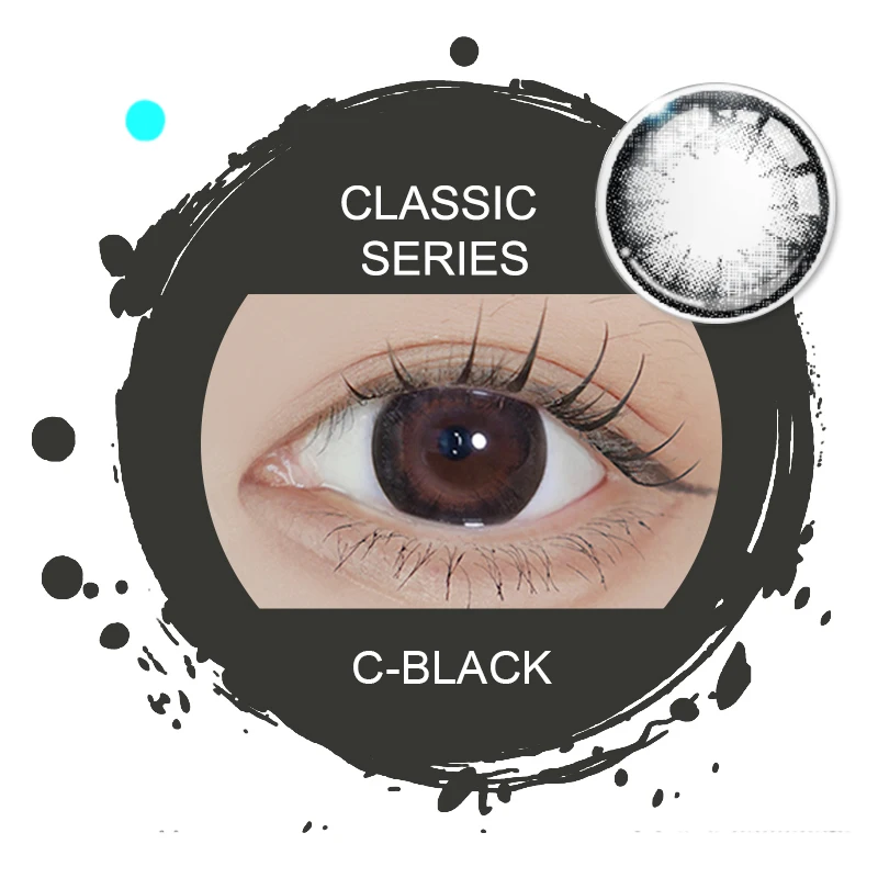 H Sale Classic Color Contact Lenses PP Pack Bags Soft Cosmetic Color Water 38% Low Price Made In China