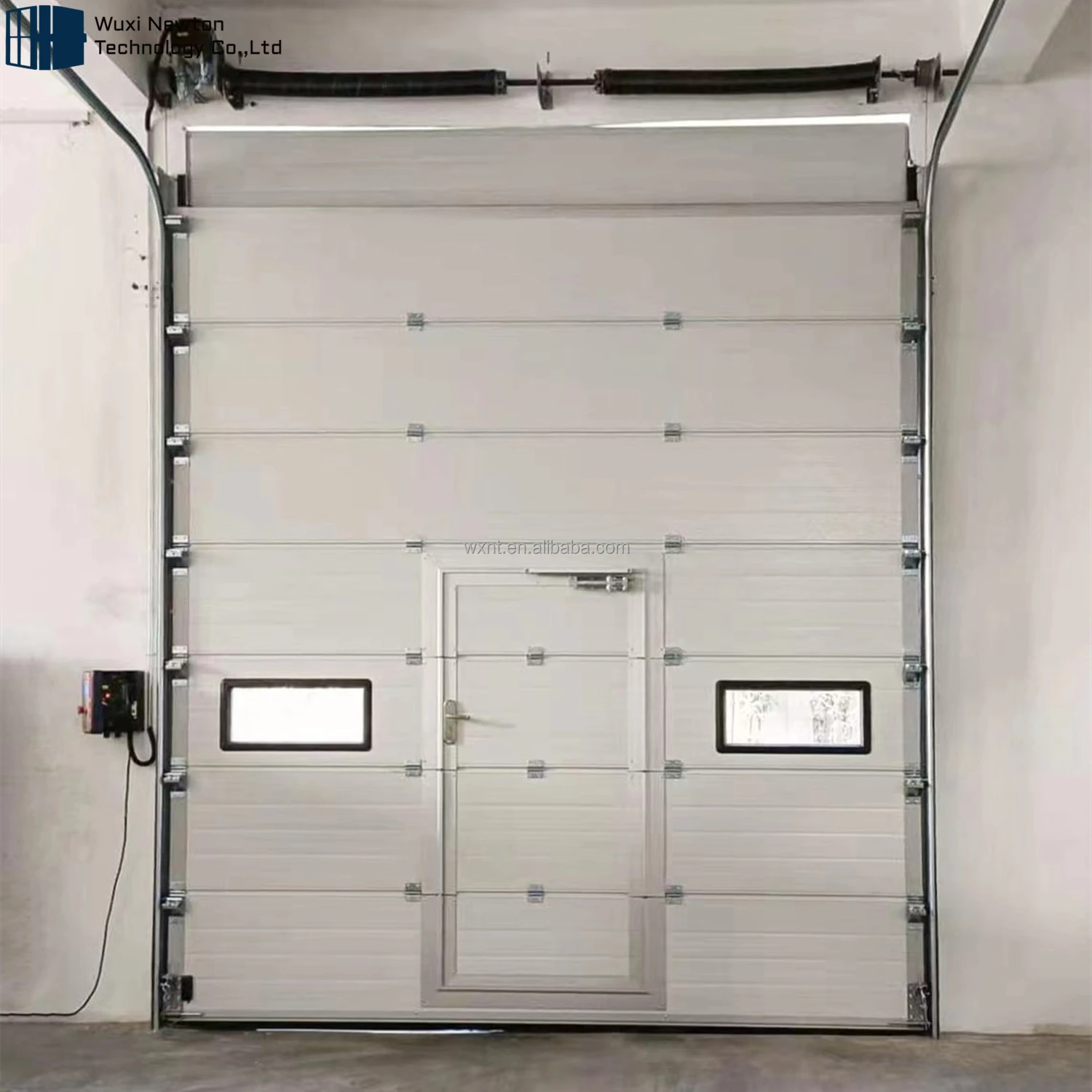 Door Loading Machine Modern design electric sectional commercial automatic industrial door ...