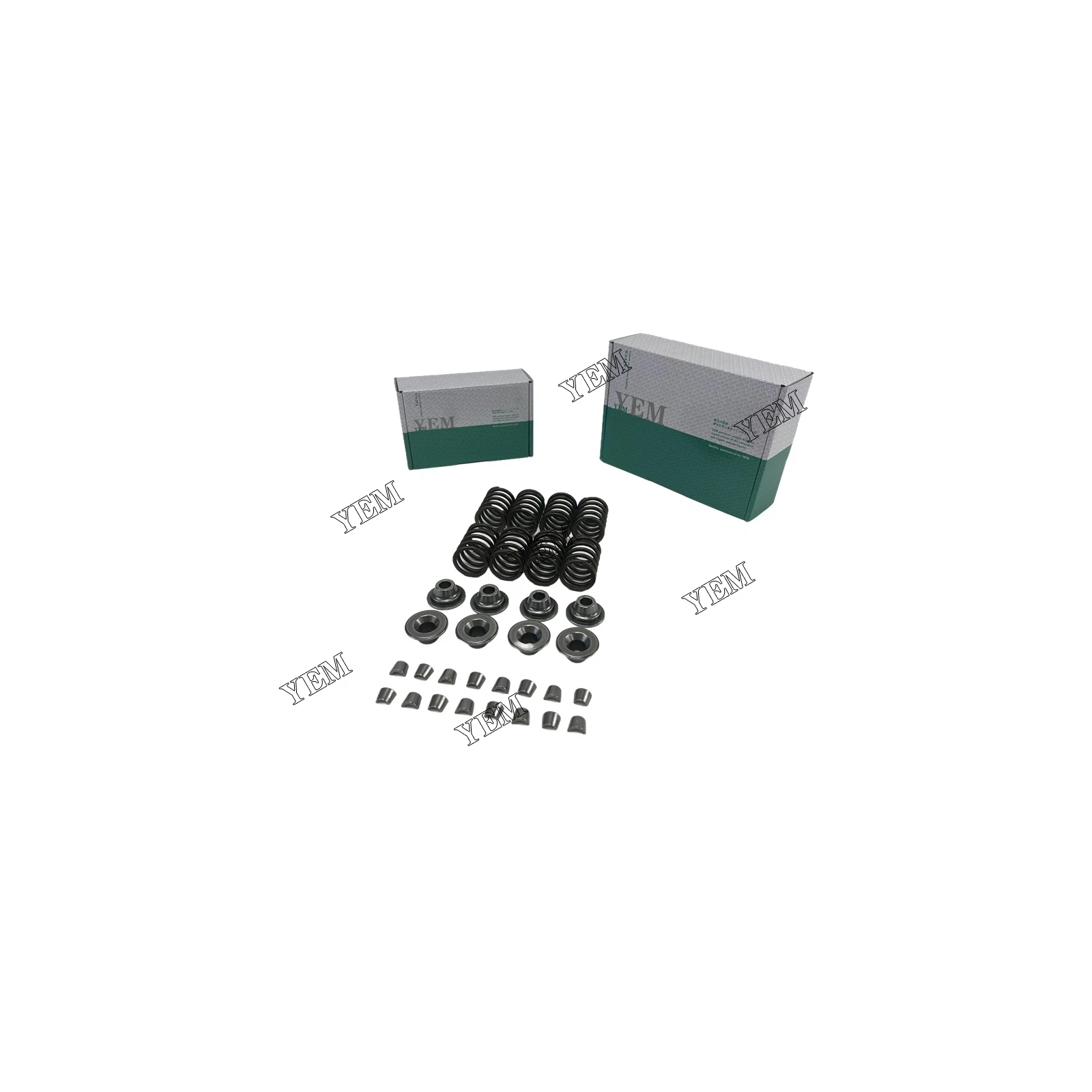 DA120 DA220 DA640 Valve Spring and Spring Seat Valve Cotter for Isuzu Industrial Engine Parts