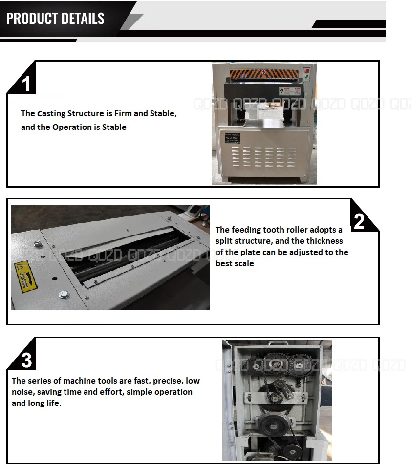 Solid wood woodwork machinery surface Jointer Machine planner Wood Planer thicknesser