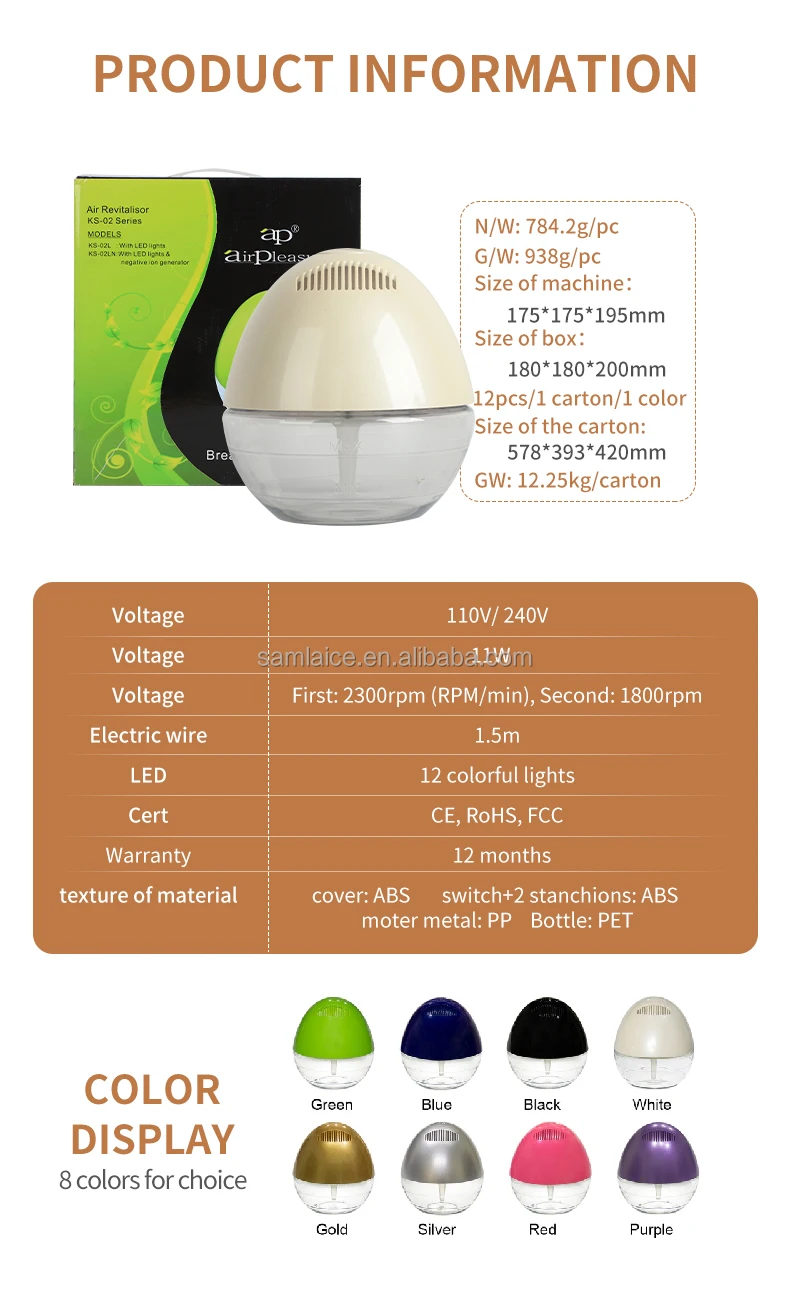 Air Conditioner Cleaner Aromatic Air Freshener Electrostatic Air