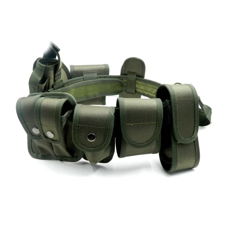 Hot Selling Adjustable Training Durable Multi Functional Outdoor Security Belt Oxford Camouflage Waist Belt