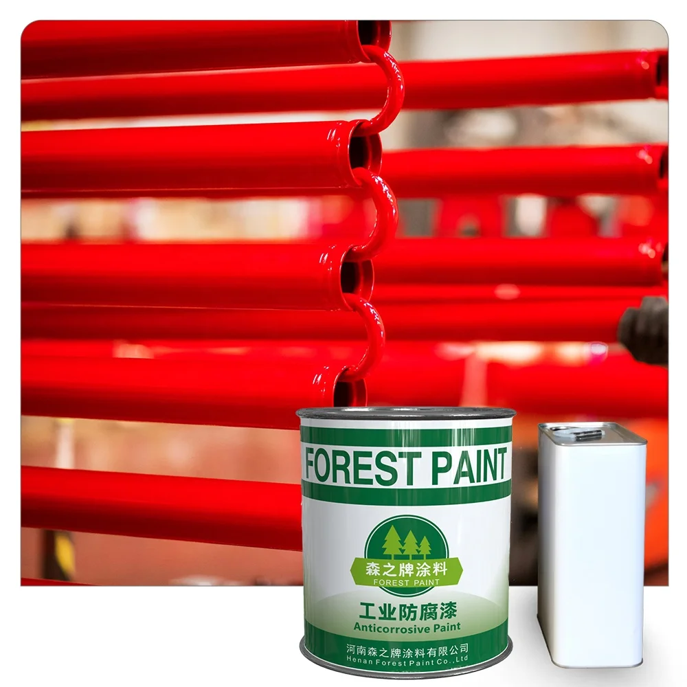 Great Adhesion and Corrosion Heavy Duty Epoxy Red Iron Oxide Antirust  Primer Paint