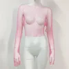 Pink long 45cm collar