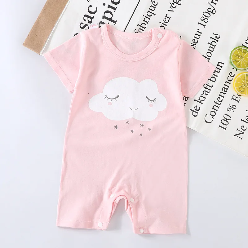 Newborn Baby Infant Toddlers Clothing(old) Ropa Para Bebe Short Sleeve  Summer Organic Cotton Baby Clothes
