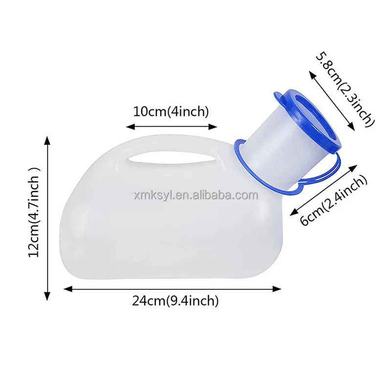 Daily Aids Portable Plastic Urinal with Cover Home Travel Pee Bottle Male Potty for Men Rehabilitation Therapy Supplies details