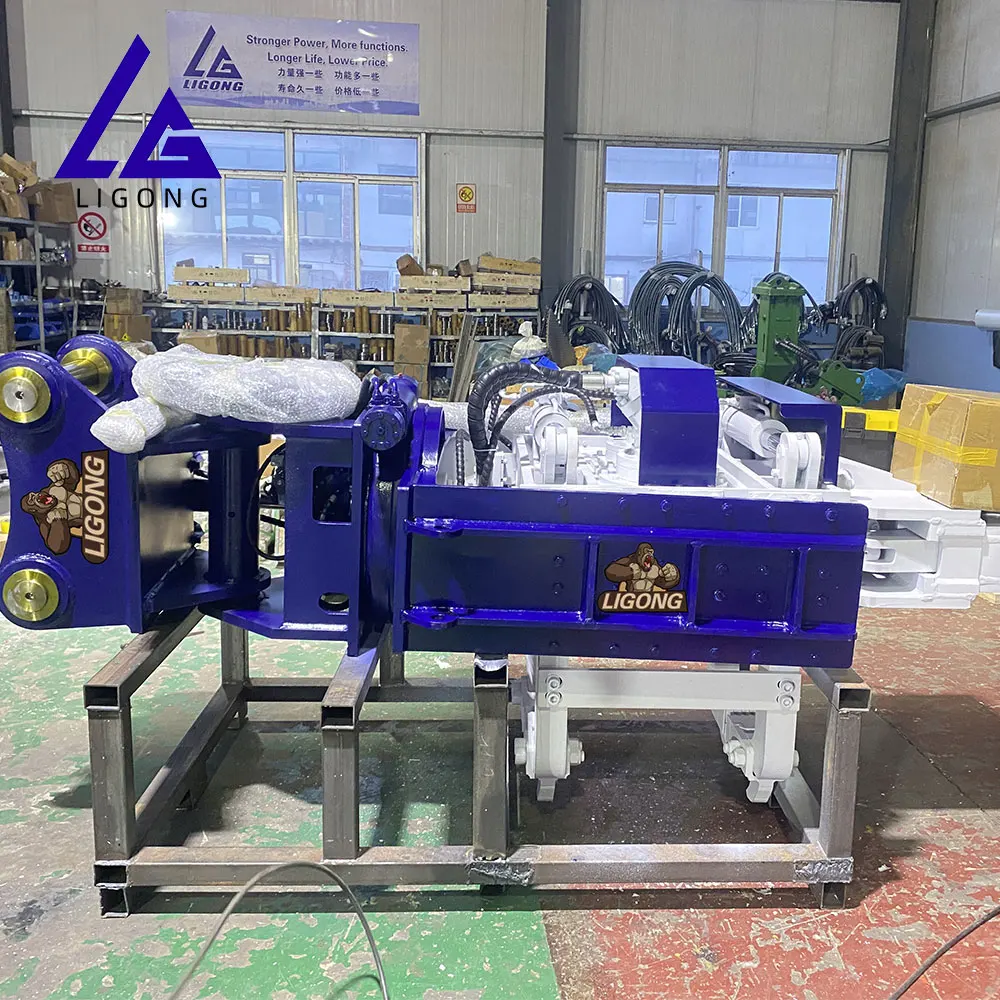Side Clamp Pile Driver Pile Driving Attachment for Excavators Side Grip Pile Driver