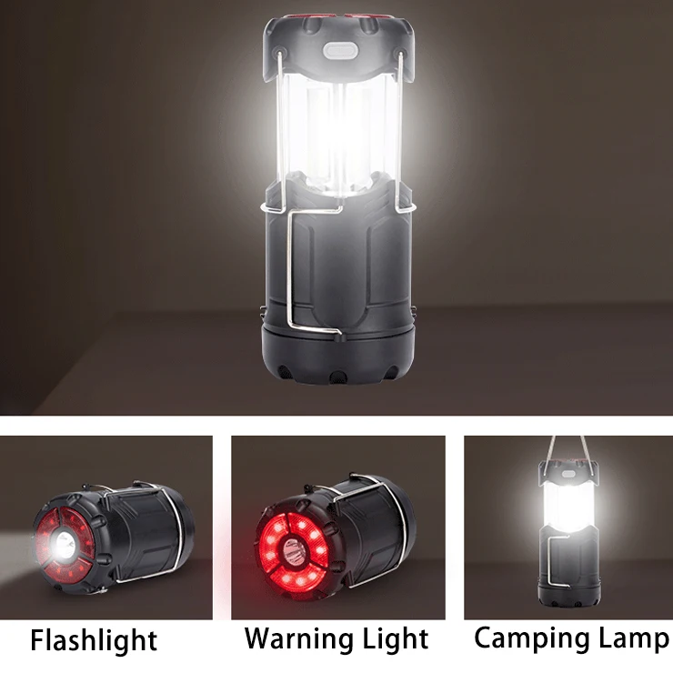 Portable mini folding collapsible telescopic outdoor reto led camping lantern light usb c rechargeable battery powerbank magnet details