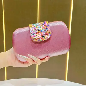 High Quality Clutch Purses for Women Luxury Clutch Bag Ladies Rhinestone Purse for Wedding Party Shoulder Bag