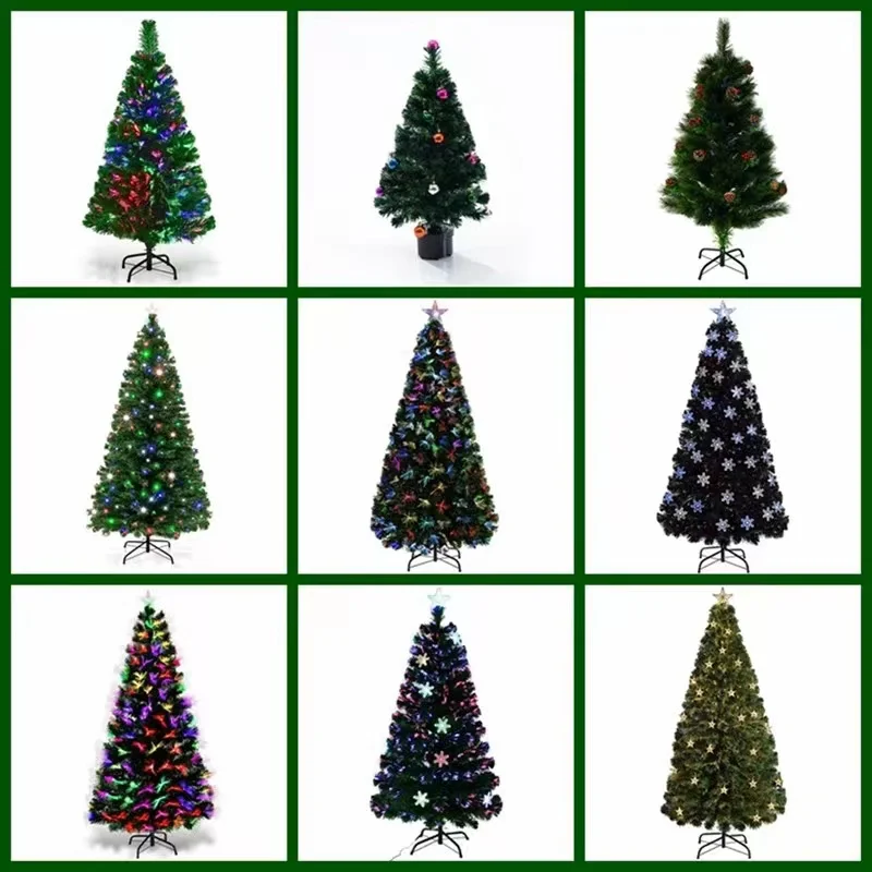 Wholesale Colorful 4ft 5ft 6ft 7ft Removable Trunk Plastic Tree Pvc