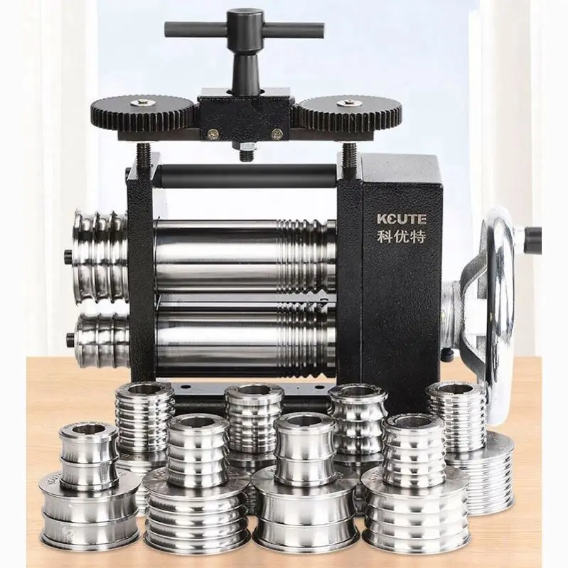TEBAK Manual Bracelet Shaper Gold Silver Jewelry Auxiliary Wheel Tool Fast Bracelet Shaping Machine for Gold Silver Jewelry