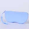 Sky blue (silicone zipper glasses bag)