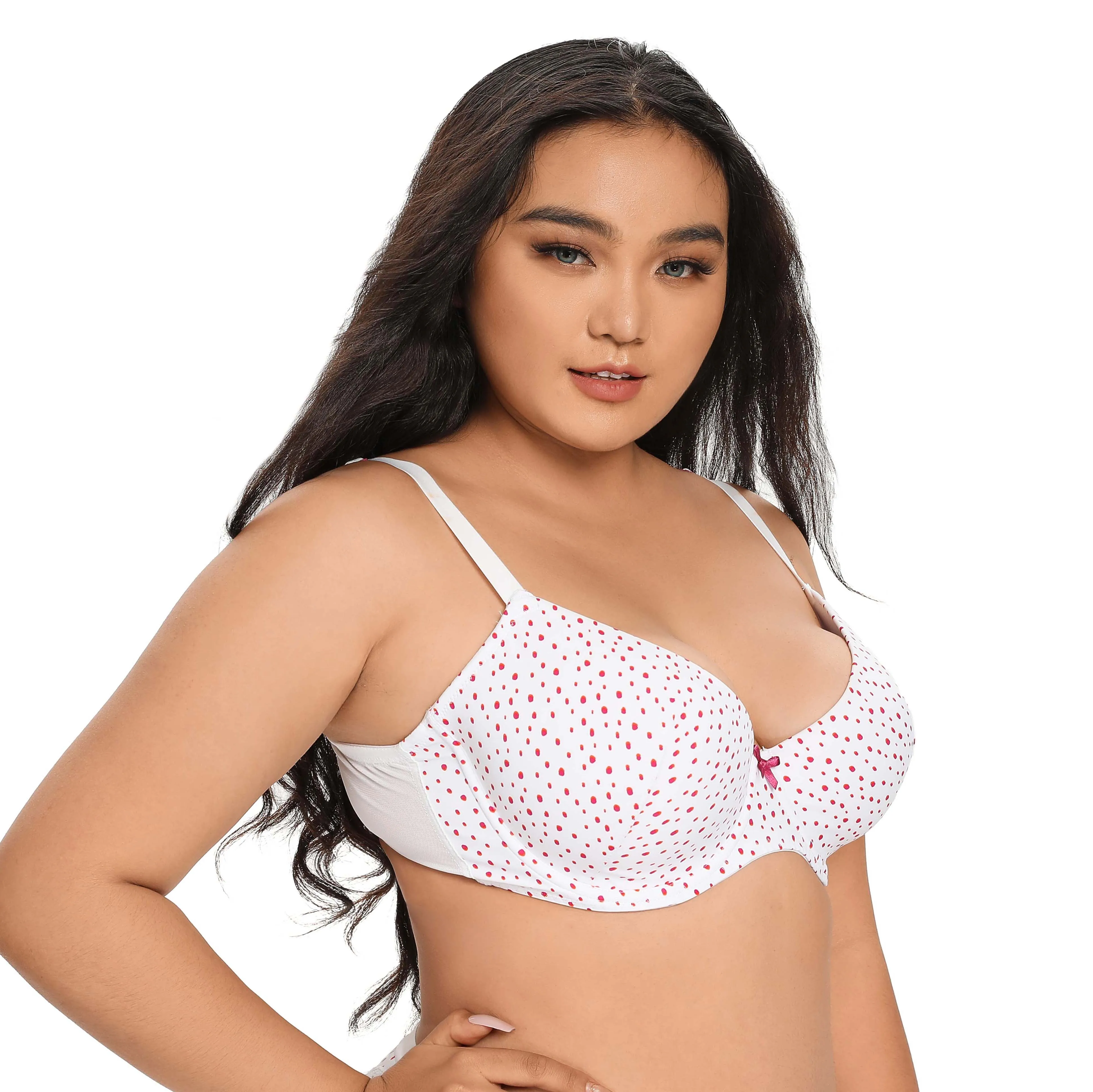 Woman Printed Bra Big Size Cup Plus Size Padded Up Bra Big Full