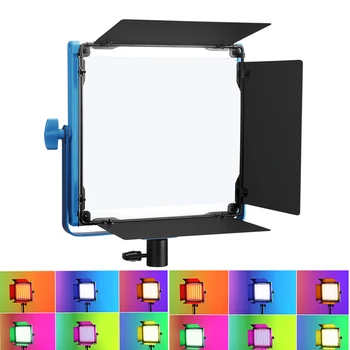 Nicefoto 600RGB 50W Professional Wireless Flat RGB LED Video Lighting Studio Camera Photography Panel Lights detail image